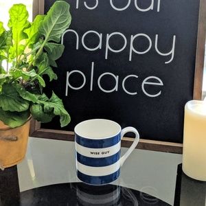 Kate Spade "Wise Guy" Mug